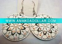 Wholesale acrylic round earring