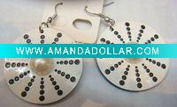 Wholesale acrylic round earring