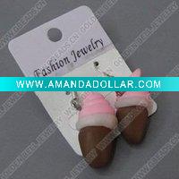 Wholesale clay earring, round, fashion earring,