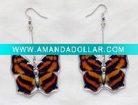 Wholesale Fashion earring, Butterfly earing--real butterflies jewelry