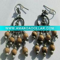 Wholesale fashion wooden earring