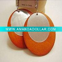 Wholesale fashion wooden earring