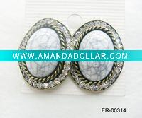 classic style beauty head ear stud