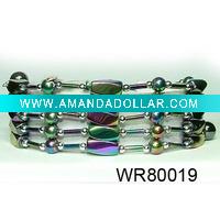 Wholesale Magnetic Health Hematite Beads Bracelet Necklace Jewelry WR80019
