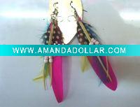 Wholesale fashion feather earring