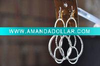Wholesale RHINESTONE HOOP EARRING