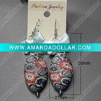 Wholesale clay earring, round, fashion earring,