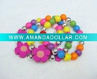 Wholesale Multicolor wooden bracelet(QXBR11062)