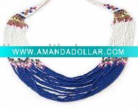 beaded necklace
