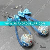 Wholesale clay earring, round, fashion earring,