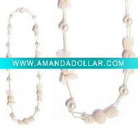 Wholesale flawless white beaded necklace