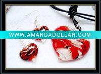 Wholesale Lampwork Murano Glass Jewelry Set