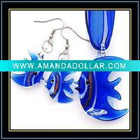 Wholesale Lampwork Murano Glass Jewelry Set