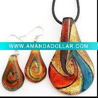 Wholesale Murano Glass Jewelry Set