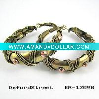 Wholesale 2011 fashion plate gloden drop earring