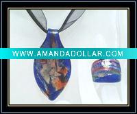 Wholesale hottest design glass jewelry set