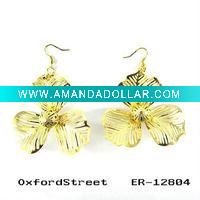 Wholesale 2011 fashion drop plated golden earring