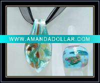 Wholesale hottest design glass jewelry set