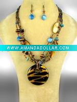 Wholesale murano glass jewelry set
