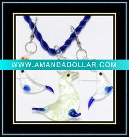 Wholesale murano glass jewelry set