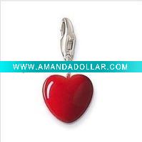Wholesale red heart charm braclet and kids jewelry and promotion gift 1080