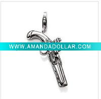 Wholesale pistol charm braclet and kids jewelry and promotion gift 1066