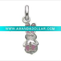 rabbit charm braclet and kids jewelry and promotion gift 1114