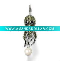 Wholesale octopus charms for charm braclet and kids jewelry and promotion gift 1098