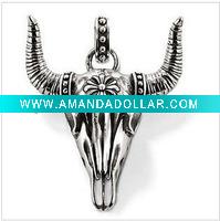 Wholesale oxhead charms for charm braclet and kids jewelry and promotion gift 1030