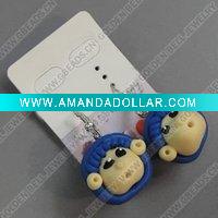 Wholesale clay earring, round, fashion earring,