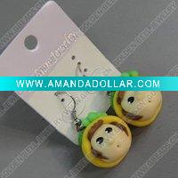 Wholesale clay earring, round, fashion earring,