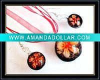 Wholesale murano glass jewelry set