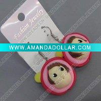Wholesale clay earring, round, fashion earring,