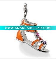 Wholesale sandal charms for charm braclet and kids jewelry and promotion gift 1040