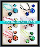 Wholesale murano glass jewelry set