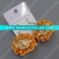 Wholesale clay earring, round, fashion earring,