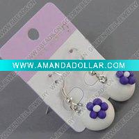 Wholesale clay earring, round, fashion earring,