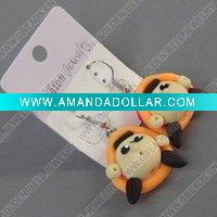 Wholesale clay earring, round, fashion earring,