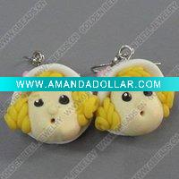 Wholesale clay earring, round, fashion earring,