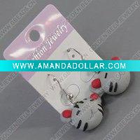Wholesale clay earring, round, fashion earring,