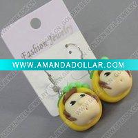 Wholesale clay earring, round, fashion earring,