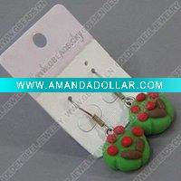Wholesale clay earring, round, fashion earring,