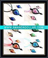 Wholesale hottest murano necklace and earrings set