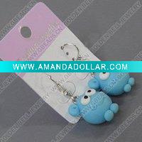 Wholesale clay earring, round, fashion earring,