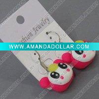 Wholesale clay earring, round, fashion earring,