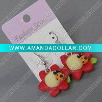 Wholesale clay earring, round, fashion earring,