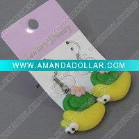 Wholesale clay earring, round, fashion earring,