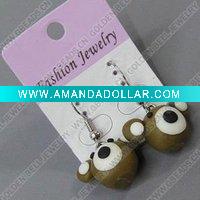 Wholesale clay earring, round, fashion earring,