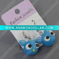 Wholesale clay earring, round, fashion earring,