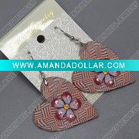 Wholesale clay earring, round, fashion earring,